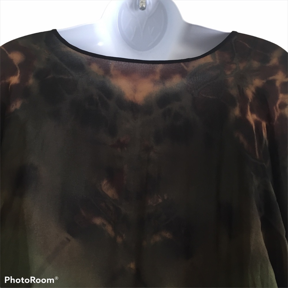 Tie Waist Oversized Blouse - Picture 5 of 5